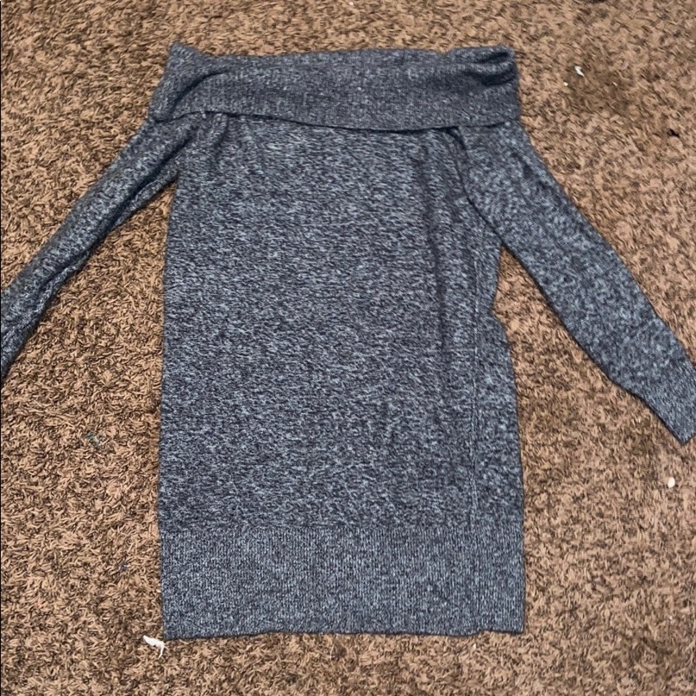 American eagle sweater dress off the shoulder